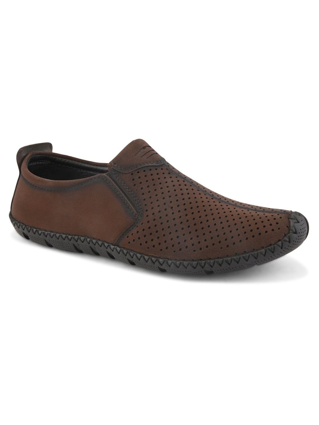 vinci russo Men Wade Fisherman with Cushioned Insocks |Trendy & Sporty Design |Premium Upper | Closed Brown Shoes for Gents-picture-20