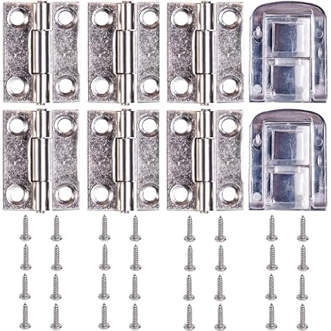 Accessories for 3 in 1 Resin Chess Set Mold (Hinges x 6, Acrylic Lock x 2, Screws x 32) Cover