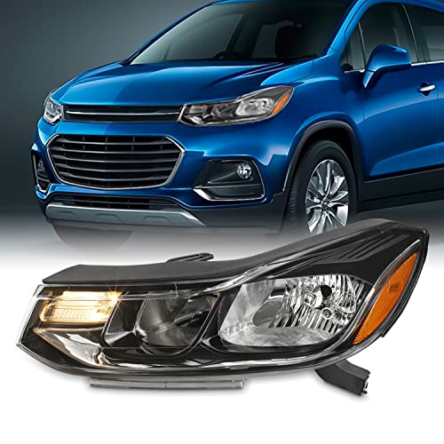 AKKON - For 2017 2018 2019 Chevy Trax LS/LT/Premier Factory Halogen Type Headlights w/Amber Corner Signal Driver Side