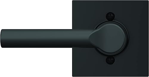 Miniatura 7 de SCHLAGE Lock Company - Manija SCHLAGE con cerradura sin giro y moldura Collins, níquel satinado (F170 BRW 619 COL)