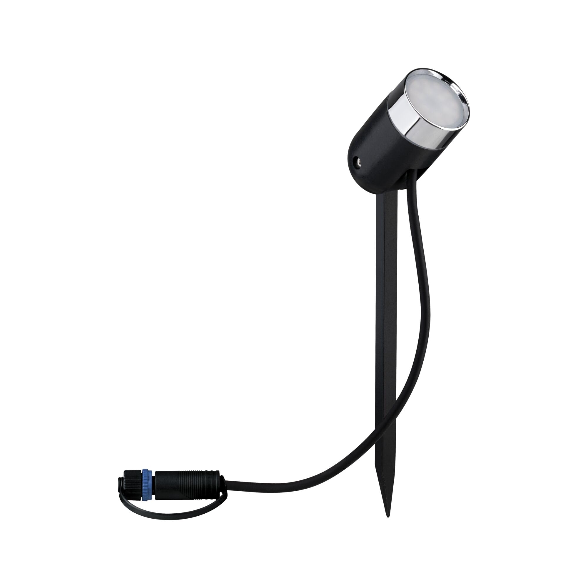 Paulmann 94283 Luminaire d'extérieur LED Plug & Shine ZigBee Spot Pike RGBW incl. 1x4,5 watts gradable IP44 Anthracite Éclairage de jardin plastique Blanc chaud 3000 K