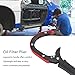 Jaw Type Oil Filter Pliers, Adjustable Grip with Ratcheting Mechanism, Filter Wrench for Automotive Engine Maintenance