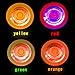 PROLOSO 20 Pcs Light Up Spinning Tops Flashing Gyro LED Gyro Fidget Spiral Twister Toys Bulk Toys Glow in The Dark Party Favors
