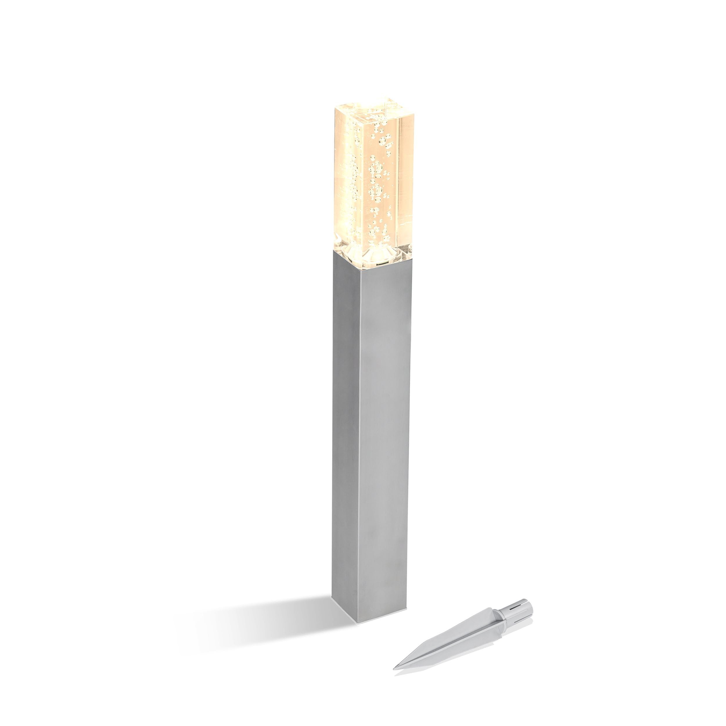 Esotec Solar Wegeleuchte Standleuchte Bubble Tower 63 LED Acrylblock 102556