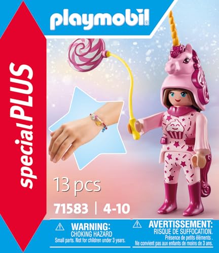 Jeux D'imitation Jeune Fille Avec Déguisement Licorne Playmobil La Boite - vue 6