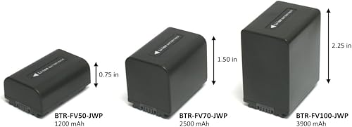 Miniatura 3 de Wasabi Power Batería para Sony NP-FV30, NP-FV40, NP-FV50 y Sony DCR-SR15, SR21, SR68, SR88, SX15, SX21, SX44, SX45, SX63, SX65, SX83, SX85,