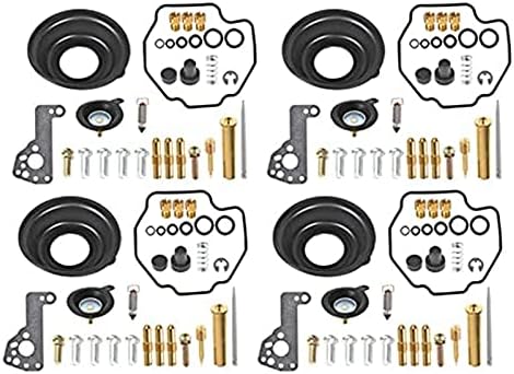 4-Pack Carburetor Repair Kit Diaphragm Air Cut-Off Valves Replacement for 1985-2007 for Yamaha for Vmax for V-MAX 1200