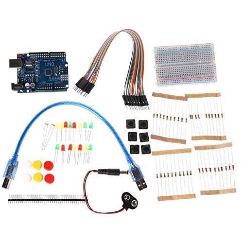 Lysee 3D Printer Parts & Accessories - 1Set R3 Mini Breadboard LED Jumper Wire Button 203B