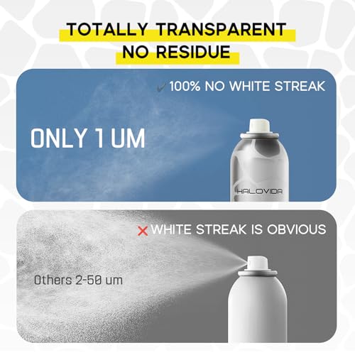 HALOVIDA Dry Shampoo for Women, Volumizing Dry Shampoo Leaves No White Residue, absorb oils,Refreshing and Non-Greasy spray for All Hair Types(5.07FL)