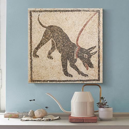 Toile Cave Canem Pompéi 30x30 cm sans cadre pour salon - 2