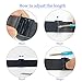 Microwear Watch Band,20mm Replacement Stainless Steel Metal Mesh Band,Quick Release Watch Strap Metal Bolt,Smart Watch Wristbands for Men Women（20mm Black）