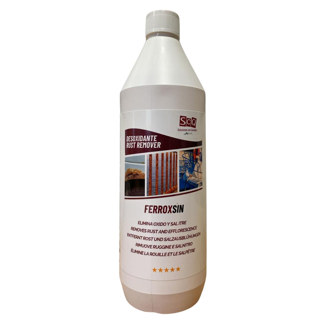 Amazon.fr : SCQ Soluciones con Qumica liminateur de rouille | Dsoxydant  limine la rouille et rcupre la couleur d'origine | limine la rouille et  le salptre | Pour bateaux, automobiles et outils