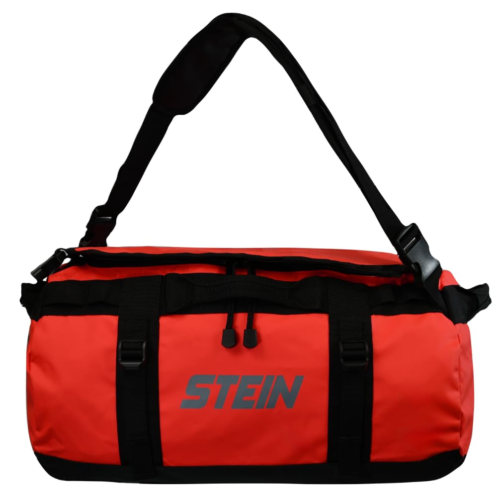 STEIN - Bolsa de transporte y mochila resistente al agua de 40 k, 70 l y 90 l, de PVC duradero para exteriores, acampadas, deportes, deportes acuáticos, Red, 70L