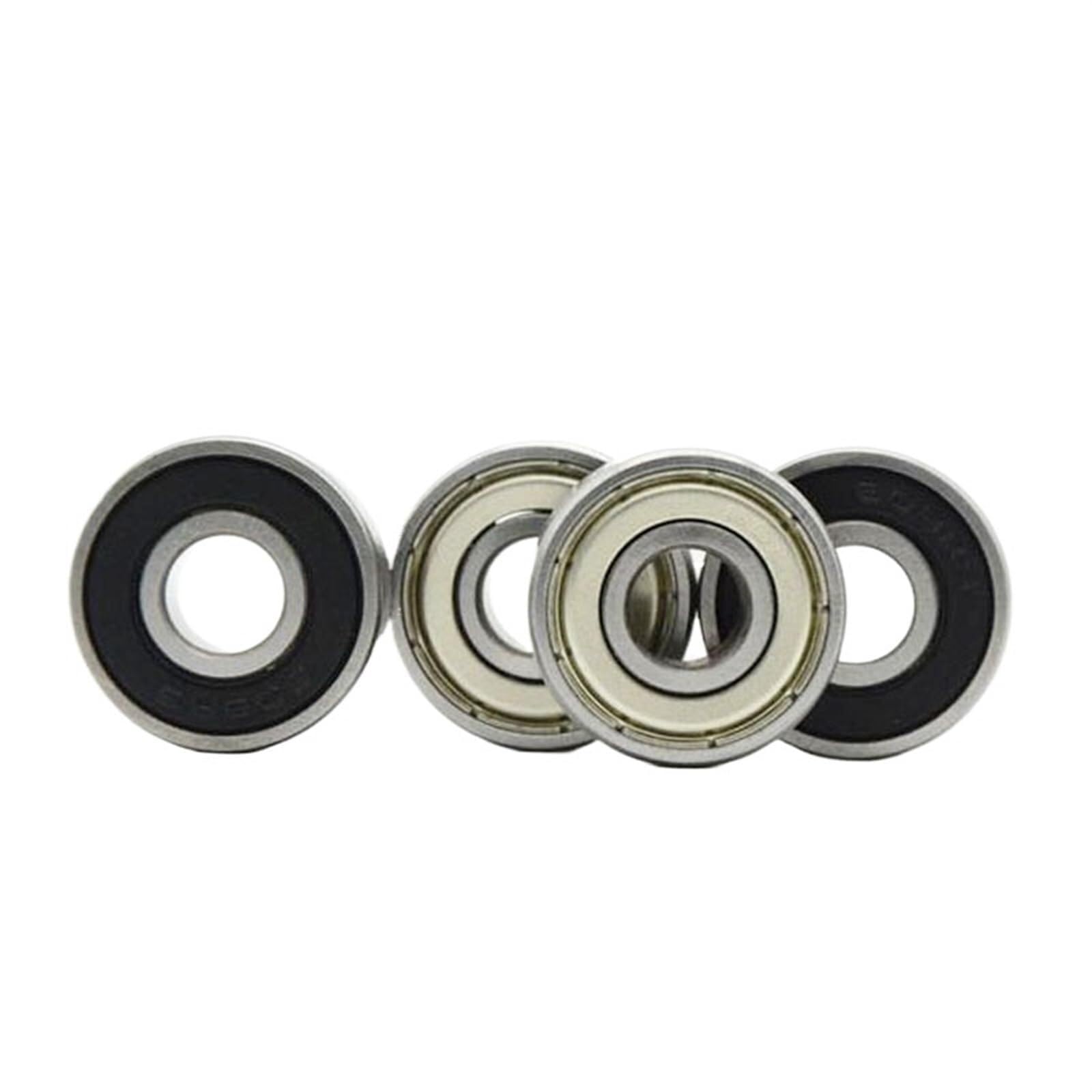 6204Z ZZ RS 2RS 20x47x14mm 6204-2RS roulement à billes gorge profonde, fente pression, roulements résistants la chaleur,Durabilité améliorée(4PCS,6204ZZ)