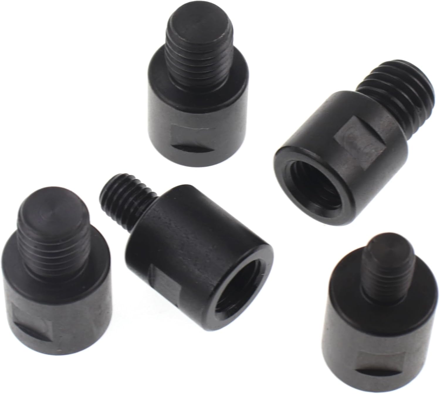 Angle Grinder Extension Shaft Set Convert Threaded Rod Adapter -(5/8-11 to M14, 5/8-11 to M10, M14 to M10, M14 to 5/8-11, M10 toM14) 5PCS