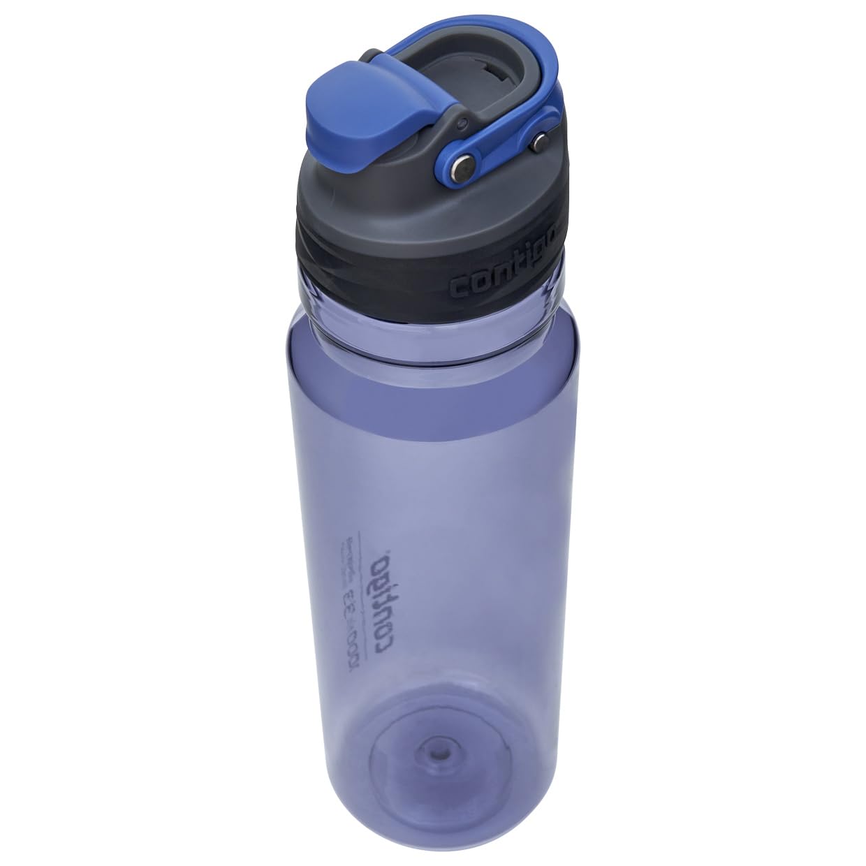 Contigo Free Flow Butelka na wodę z tritanu, bez BPA, w 100% szczelna, do picia za jednym naciśnięciem przycisku, butelka sportowa premium na wędrówki, do jazdy na rowerze, 1000 ml