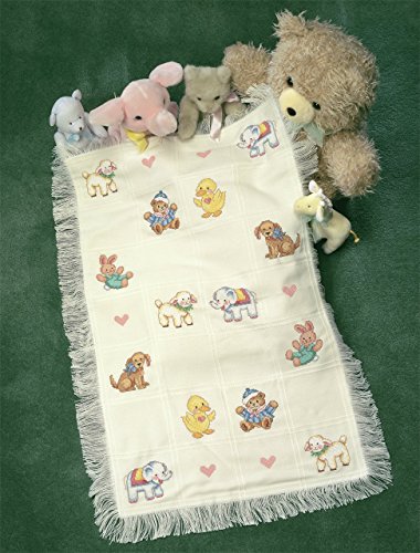 Dimensions Needlecrafts Counted Cross Stitch, Sweet Animal Afghan
