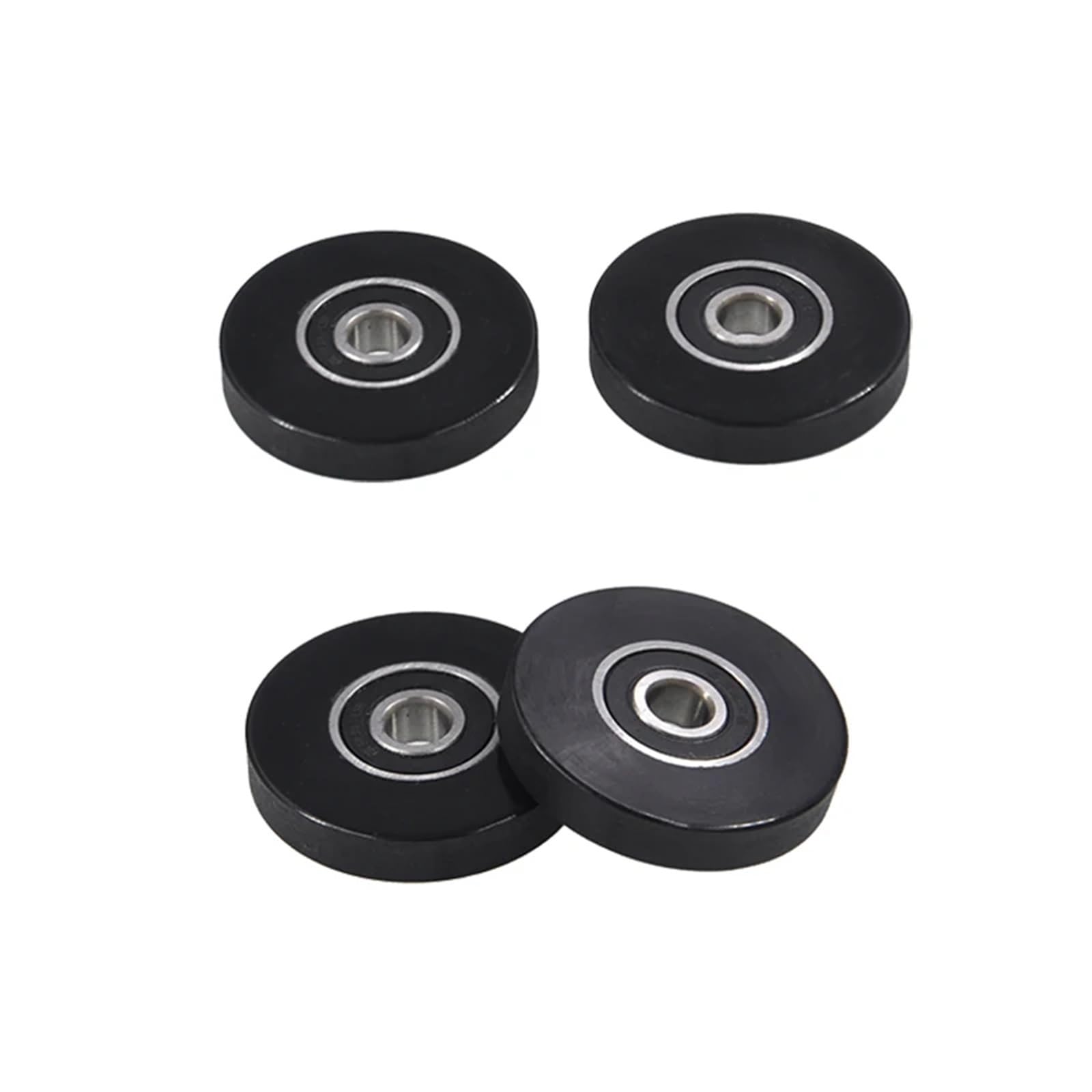 Galet de guidage industriel en polyuréthane PU62845-8 et roulement à billes étanche pour rail en U