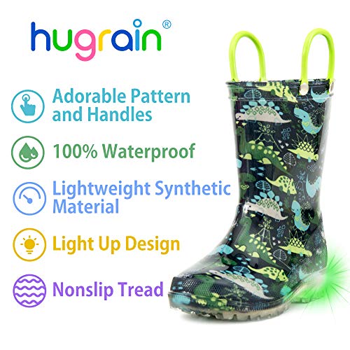 Image of HugRain Light Up Rain Boots for Little Kids