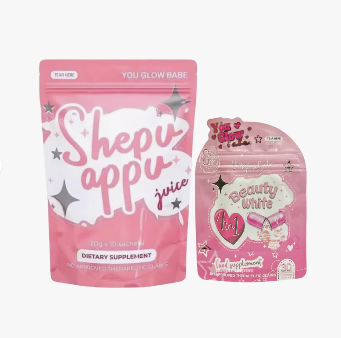 Amazon.com: You Glow Babe Shepu Appu Shape Up Juice & Beauty White