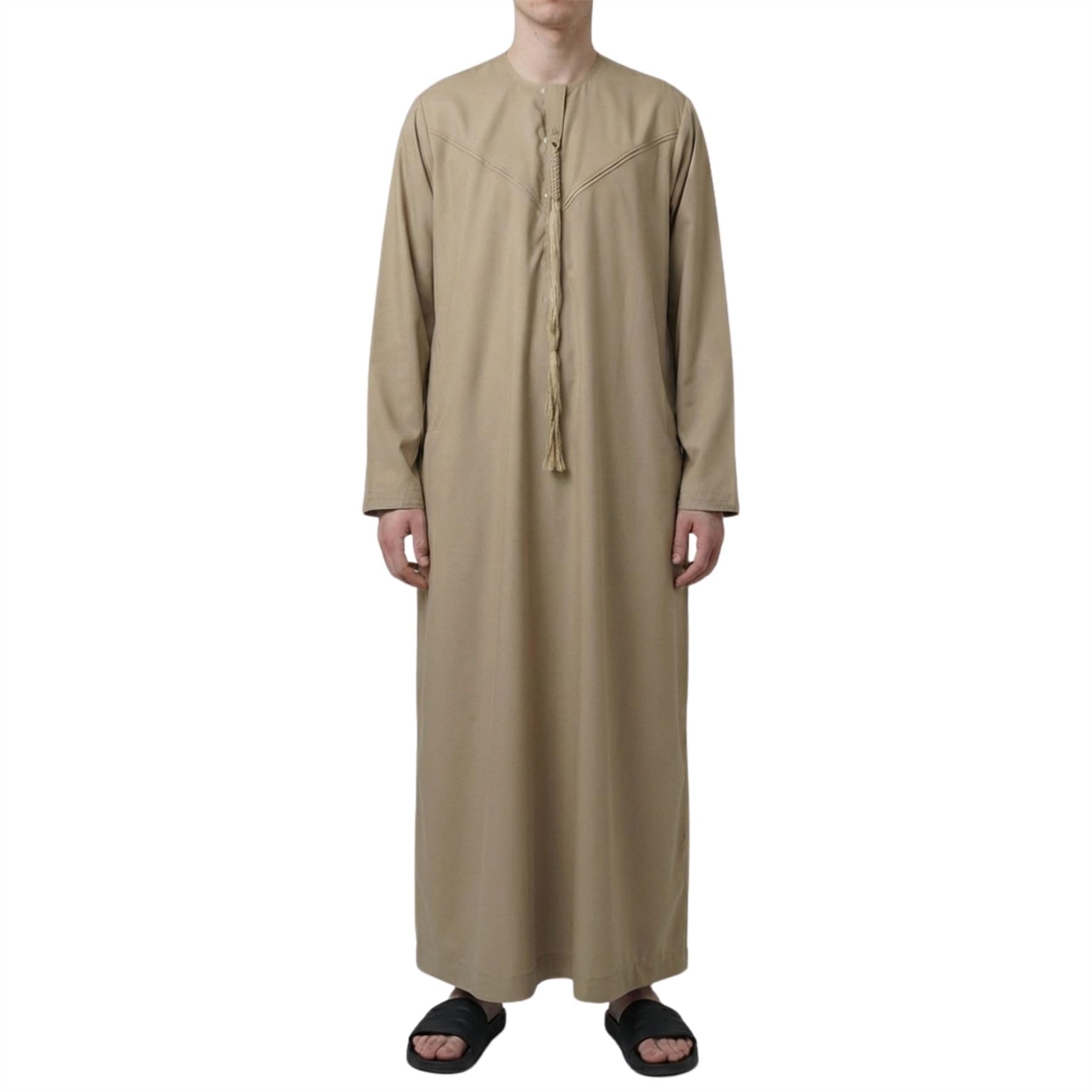 Thobez Men's Thobe Beige Size 54R