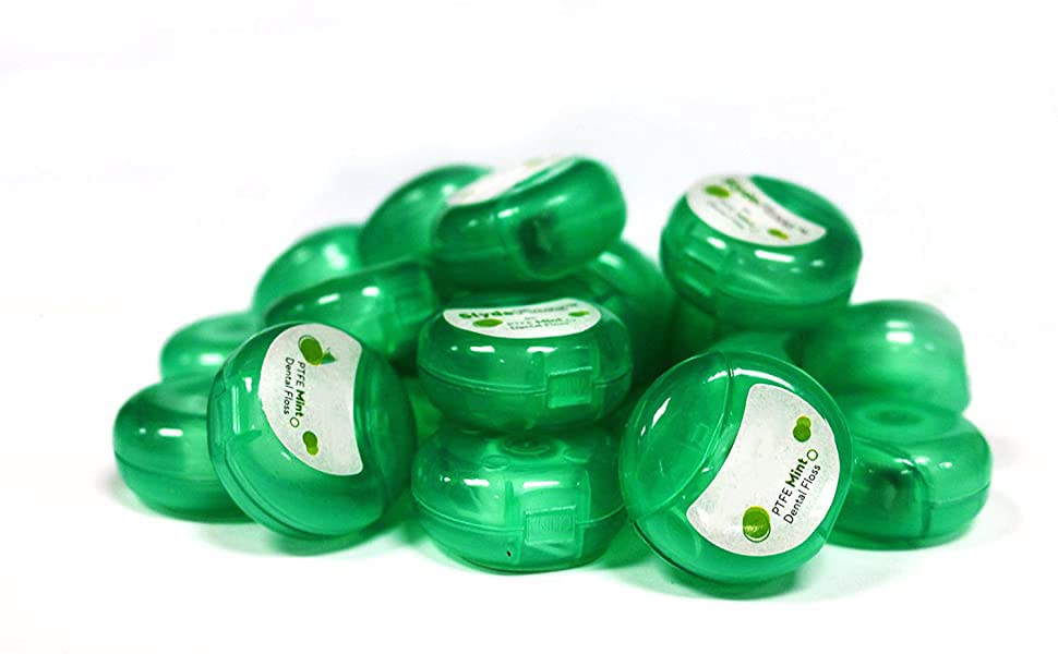 Dental Floss Easy slides Between Teeth Without Shredding 4 meters Mint Flavored by Vivid Pack of 72
