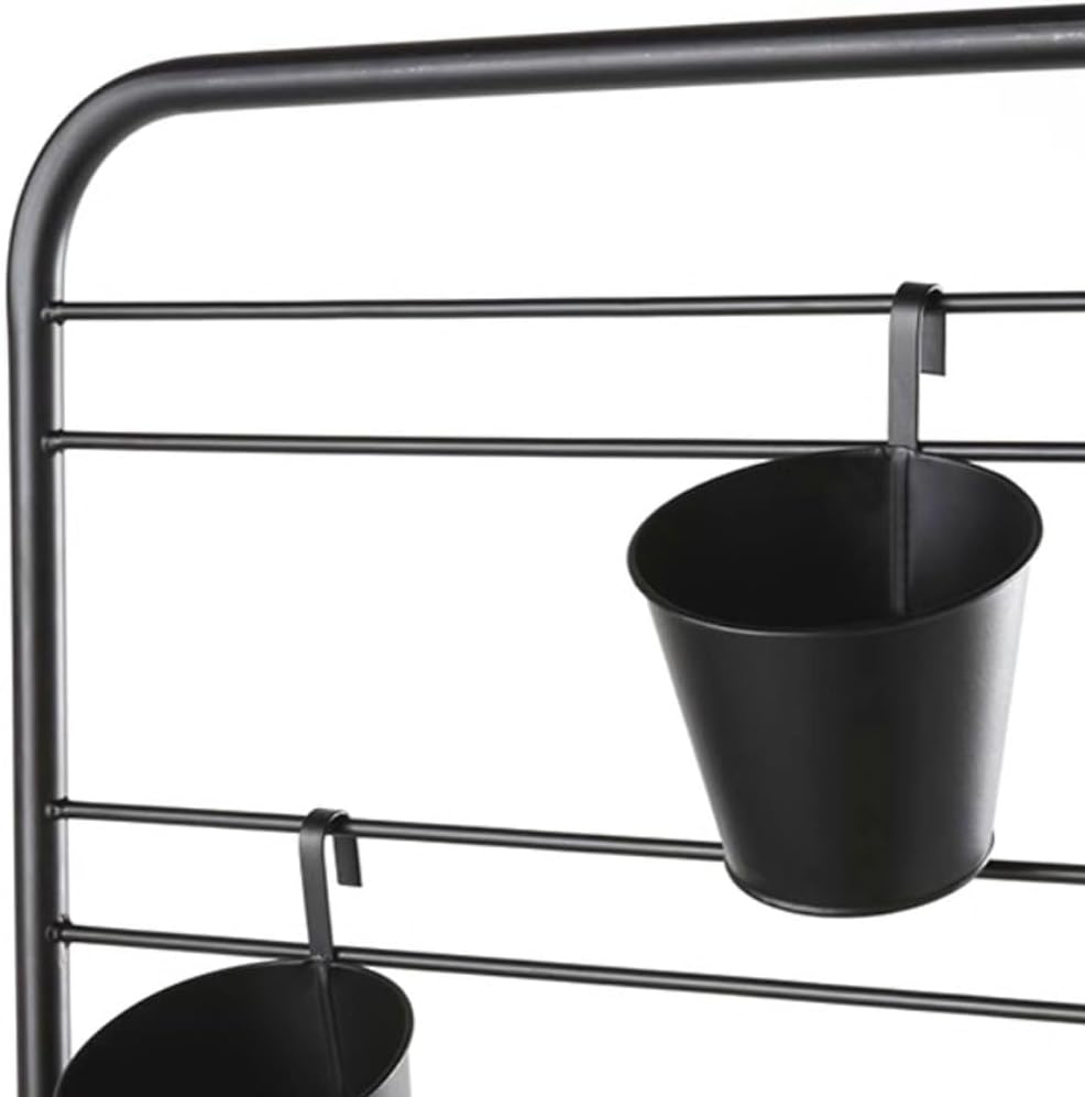 Tiered Plant Stand Indoor Outdoor Iron Garden Flower Stand Plant Rack Balcony Outdoor Floor-to-ceiling Partition Green Plant Rack Outdoor Plant Stands For Patio