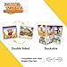 CreateOn Daniel Tiger’s Neighborhood: Neighborhood Trolley Magnetic Tiles Structure Set, Building Toys for Kids, Educational Stem & Montessori Tools for Ages 3+, 15 Pieces