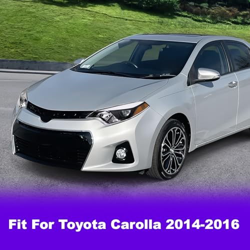 Image of Headlight Compatible with 2014-2016 Toyota Corolla Base /CE /C /LE Eco /LE /L /S Plus /S /Sedan 4-Door LED Headlamps(Driver Side(Left))