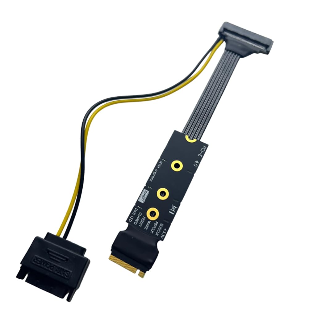 Adaptador M.2 NVMe a U.2 U.3 para solucionar problemas de espacio con cable vertical 8