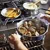 KitchenAid 5-Ply Clad Stainless Steel Cookware Induction Pots and Pans Set, 10-Piece, Polished Stainless Steel #5