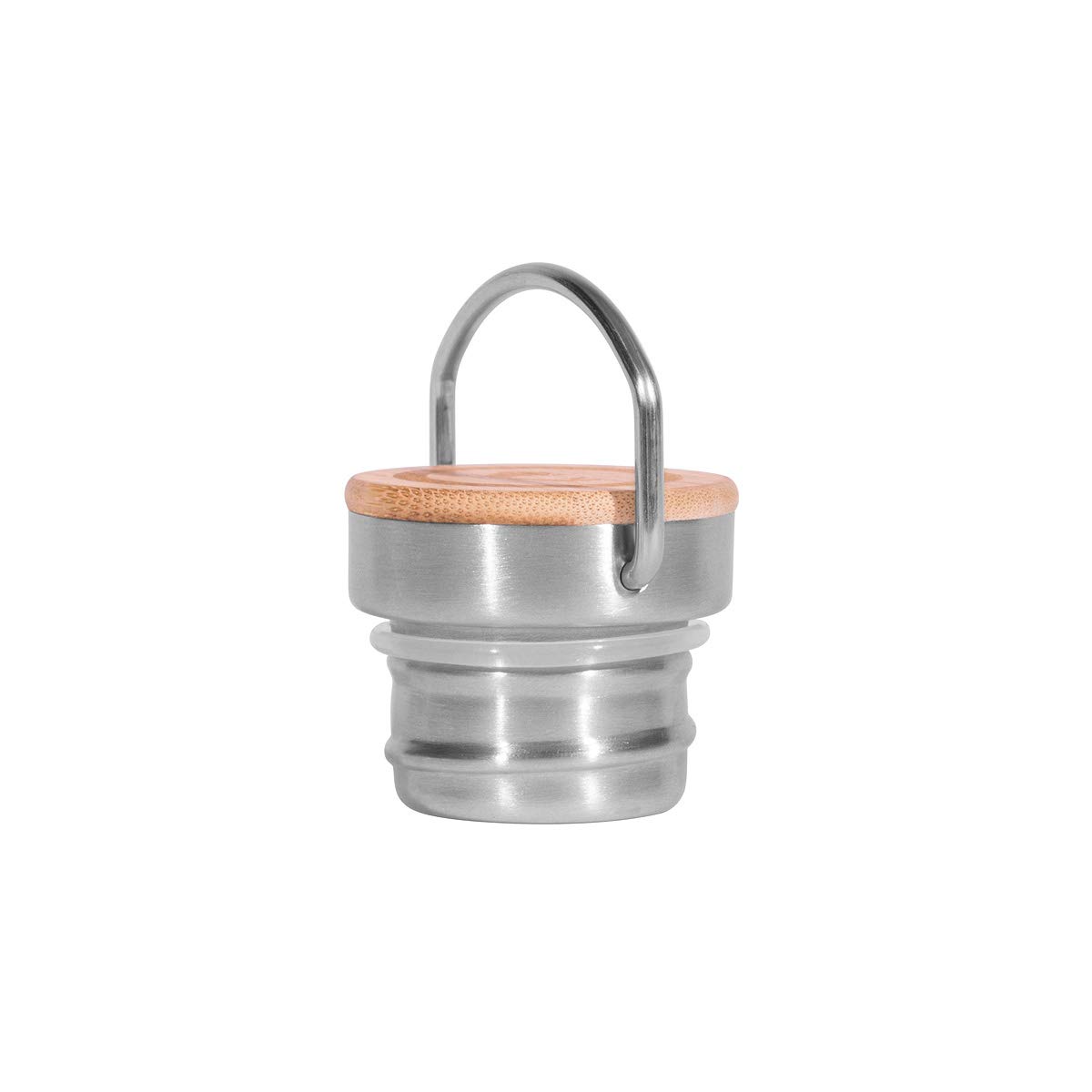 Tatonka Unisex – bambusowe deksel pokrywki na butelki do picia dla dorosłych, przezroczyste, Ø 55 x 40 mm EU