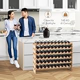 Zoom IMG-2 costway cantinetta portabottiglie vino di Zoom IMG-2 costway cantinetta portabottiglie vino di