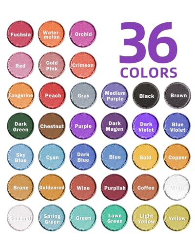 Let'S Resin ALR01017 36 Colors Mica Powder thumb #1
