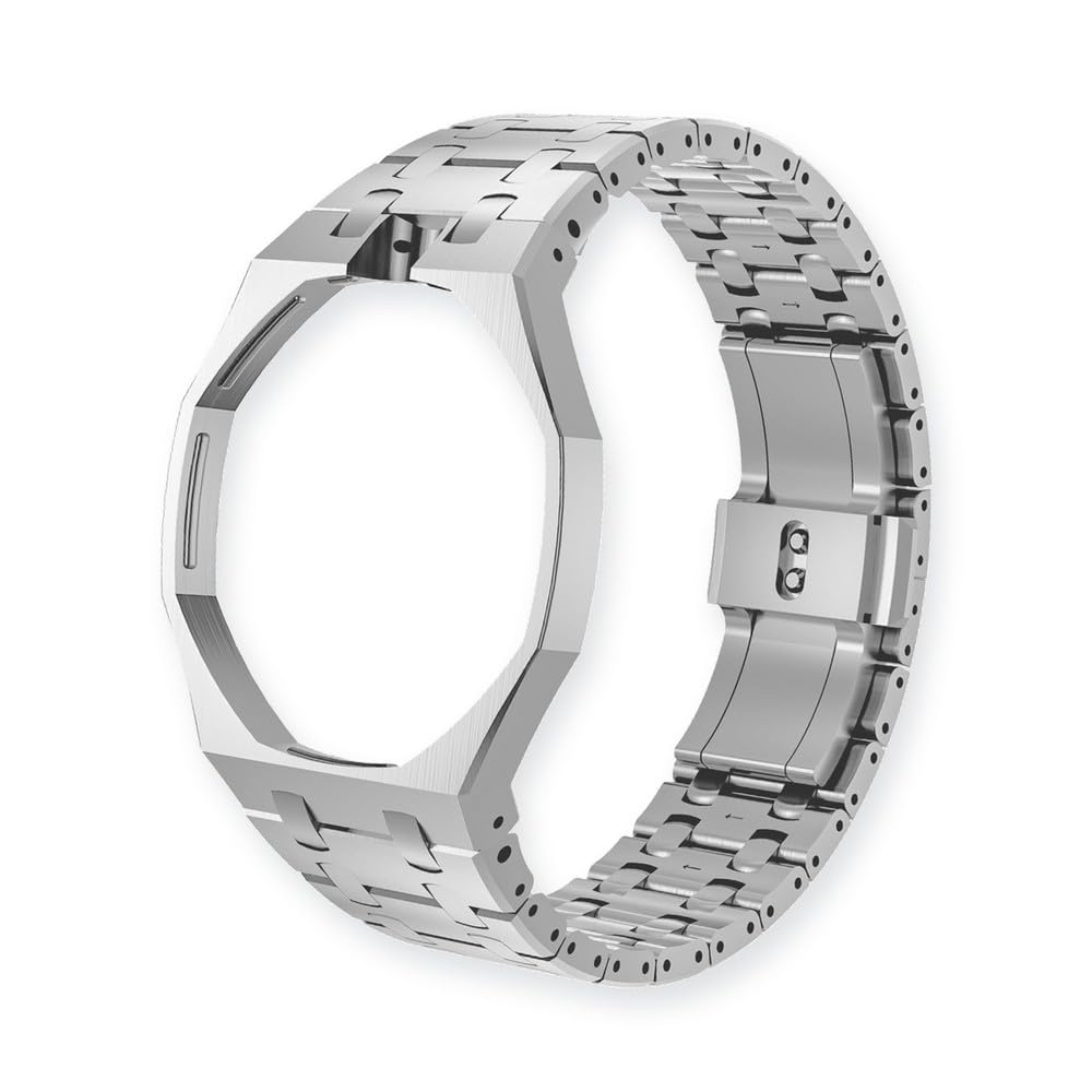 Edelstahl-Armband und Gehäuse, kompatibel mit Swatch AP Royal Pop