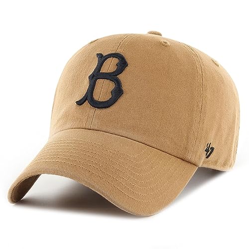 '47 Brand Strapback Cap - CLEAN UP Los Angeles Dodgers Camel