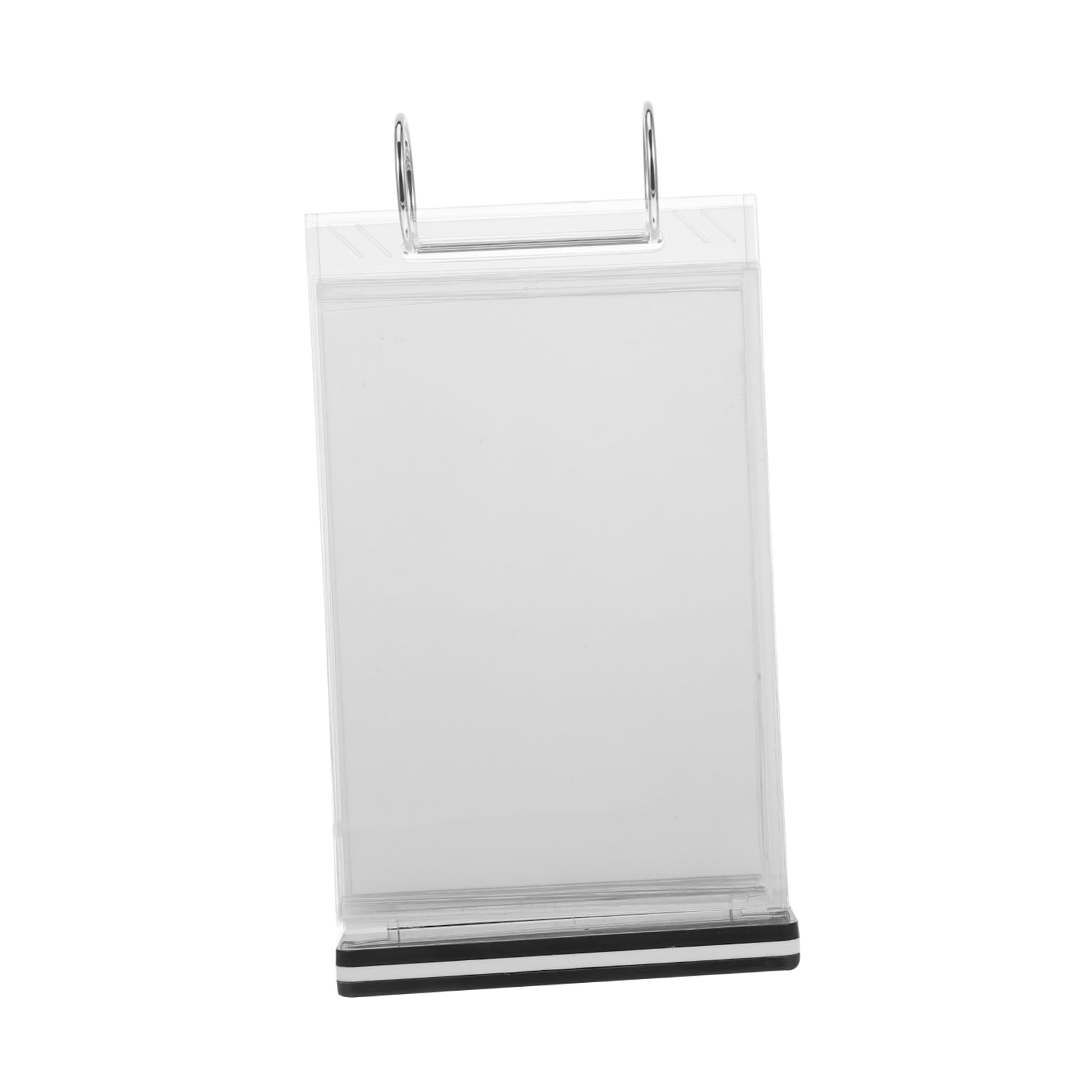 Operitacx 3piezas Soporte De Menú Transparente Para Exhibición De Precios Restaurantes y Supermercados Soporte De Mesa Vertical Para Carteles y Menús Display