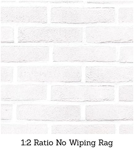 Giani Brick Transformations Whitewash Paint for Brick and Fireplaces- 16 oz Pint
