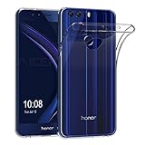 Honor 8 Case, iVoler Ultra-Thin [Crystal Clear] Premium Semi-transparent / Exact Fit / NO Bulkiness Soft Flexible TPU Back Cover Case for Huawei Honor 8,