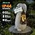 Olekki Solar Dog Garden Statue with Lantern Light – 9.2in Outdoor Dog Figurine for Yard Patio Garden Decor, Cute Memorial Gift for Women Mom