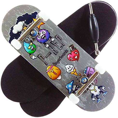 P-REP Turnt Up Storm- Solid Performance Complete Wooden Fingerboard (Chromite, 32mm x 97mm)