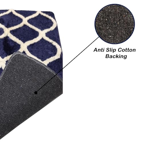 Image of The First Home Decor Modern Anti Slip doormats for Entrance Living Room Bedroom Kitchen Bathroom Doormat 1.5x3 feet (D2D18)