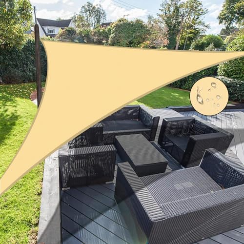 Housse de terrasse et auvent triangulaire imperméable 4 m de cour