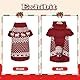 Hundepullover Weihnachten Hund Rollkragenpullover Weihnachten Muster Strickwaren warme Haustier Pullover, Winter Hund Mantel, Pullover Pet-Kostüm für Hundepullover klein mittelgroße Hunde (L, E)