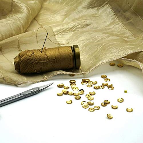 image for CCINEE Loose Sequins,Bulk 24 Assorted Color Rainbow Round Cup Sequins 