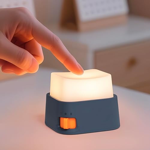 Luz nocturna recargable para habitación de los niños, lámpara de mesa de brillo ajustable, batería de 150 horas de duración, luz inalámbrica