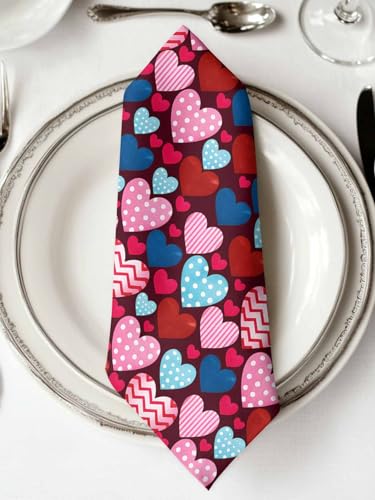 Servilletas de Tela Valentine’s Love Set x4 20x20 pulg miniatura 2