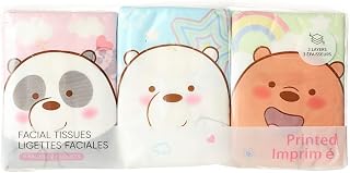 Miniso We Bare Bears Lisanslı Baskılı Kağıt Mendil (9 Adet)