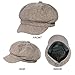 Womens Newsboy Caps Visor Beret Hat Bakerboy Cabbie Gatsby Hat Fashion Ladies Pageboy Newsboy Cap for Womens Khaki 2
