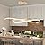 Luxury Modern Gold Dimmable LED Pendant Light - 39.4 inch Height Adjustable Dining Room Chandelier for Kitchen Island